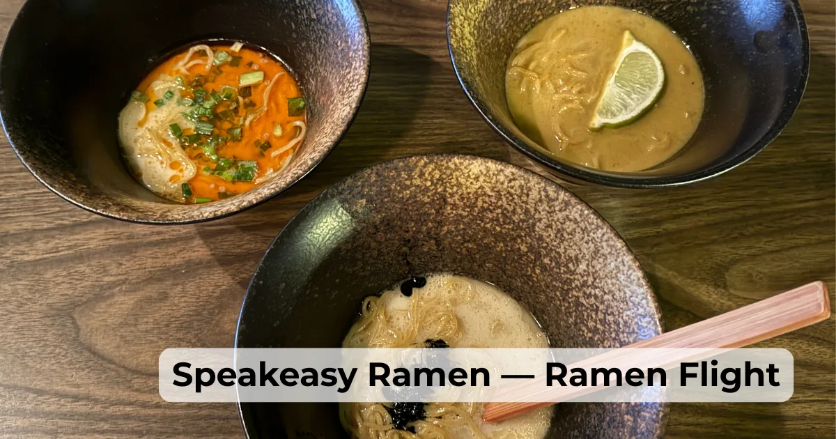 Ramen Flight